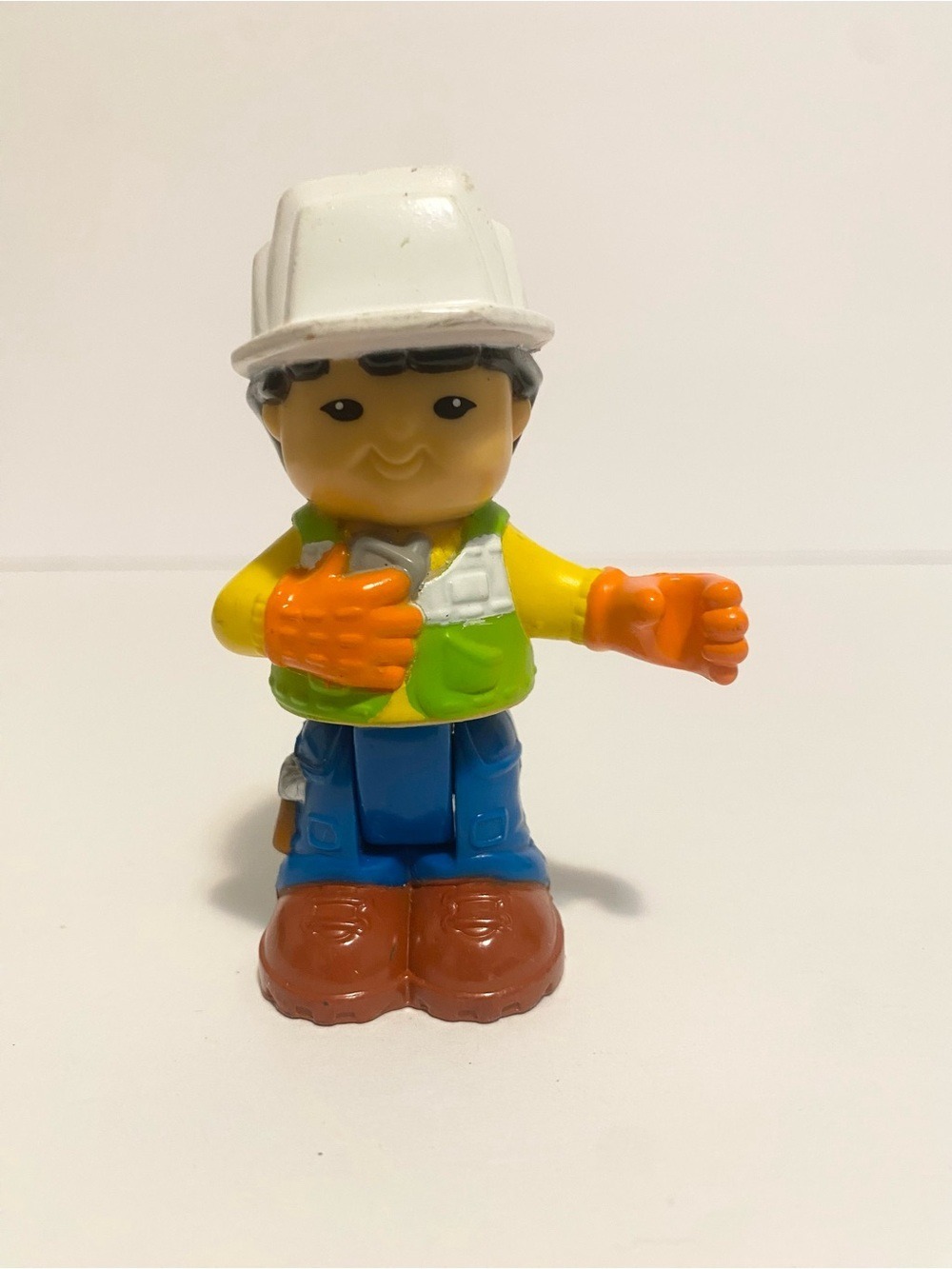 Little People Bendable Construction Worker Vintage Fisher Price Toy 4/$20 🛑